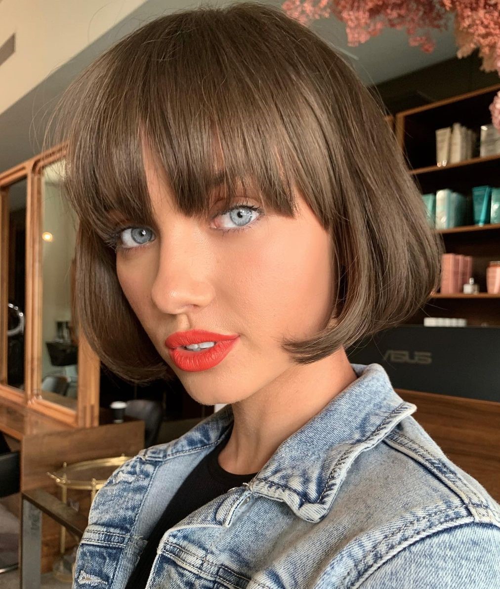 It-Girl Bob with Bangs