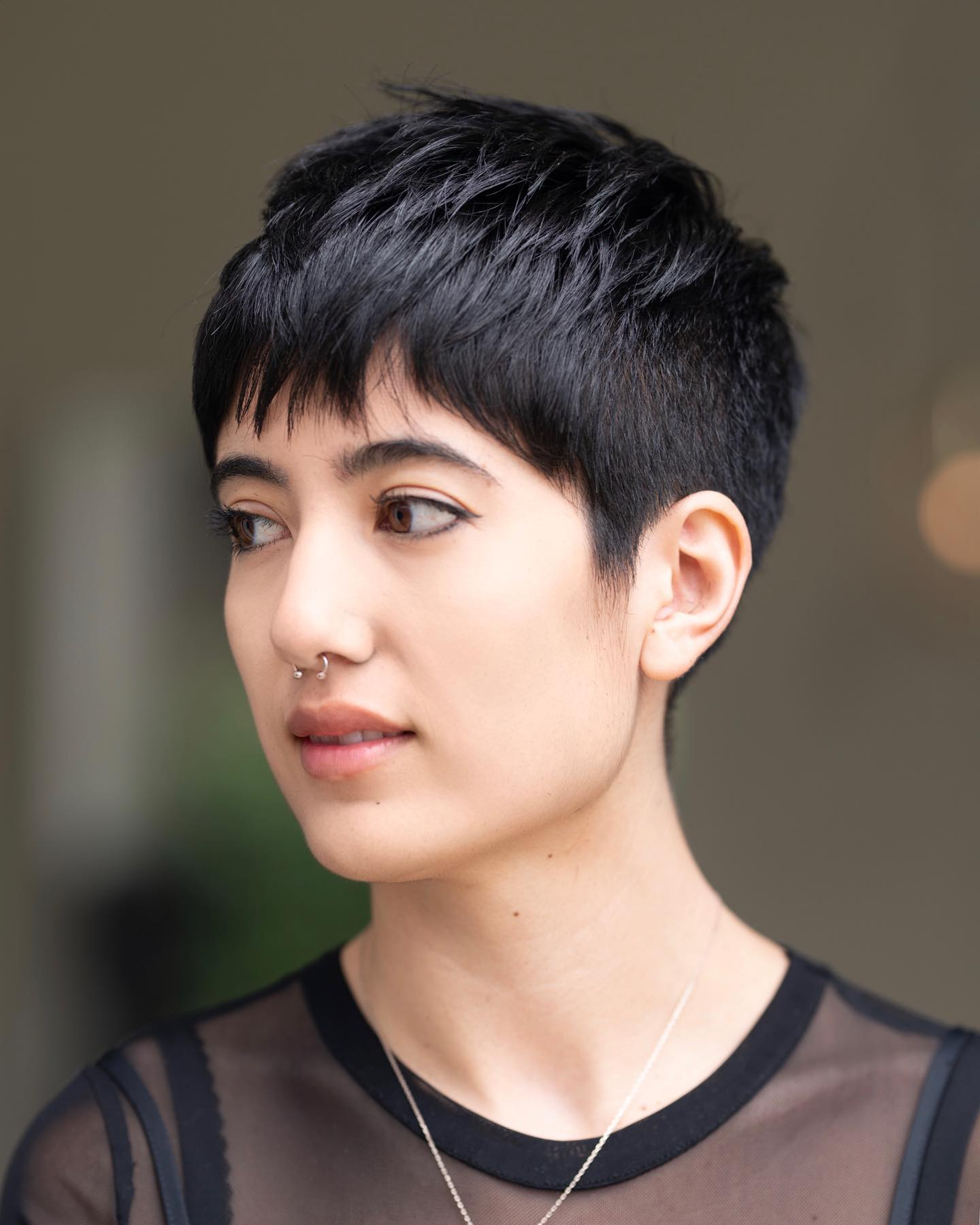 Short Undercut Pixie for Straight Hair