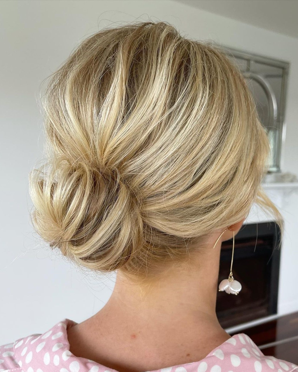 Perfect Teased Low Bun