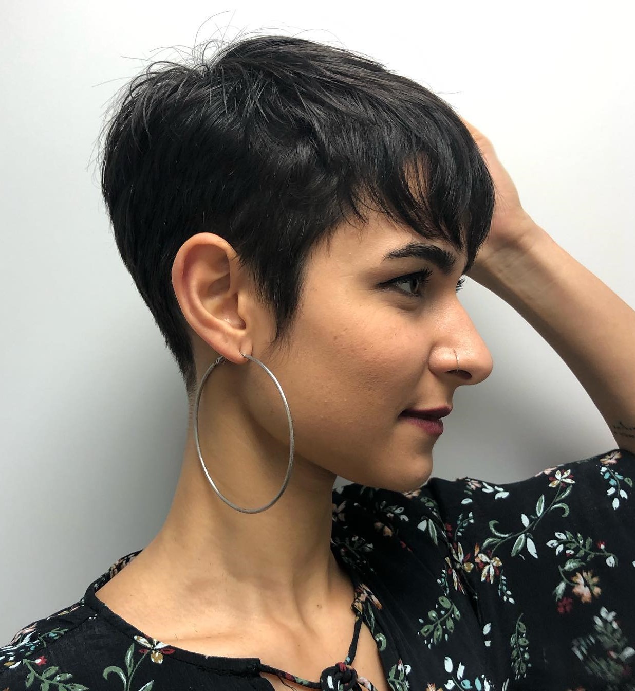 Tapered Pixie with Piece-y Bangs