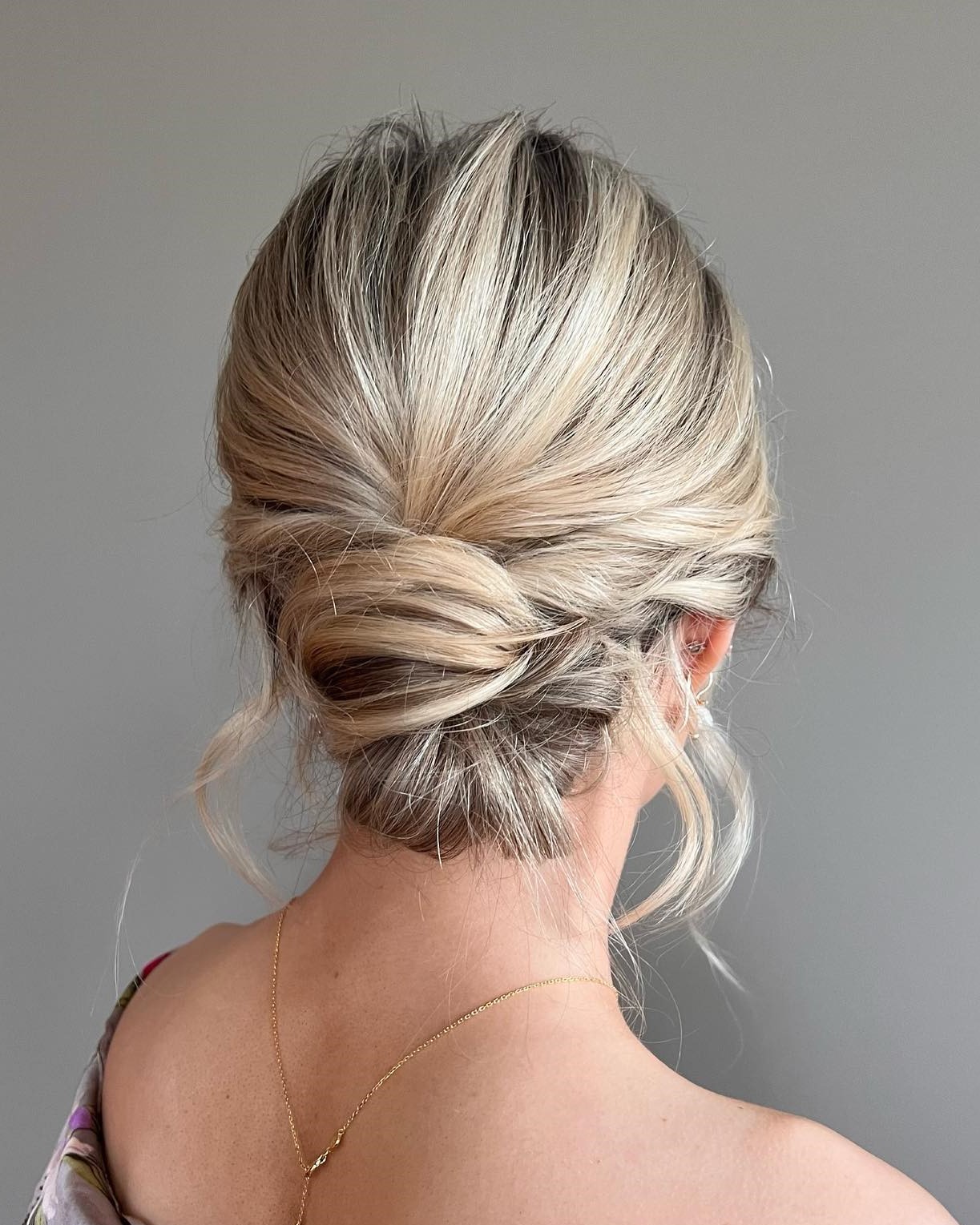 Short Hair Chignon Updo